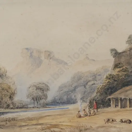 Capt Richard Aldworth Oliver (1811 - 1889) - Whangaroa