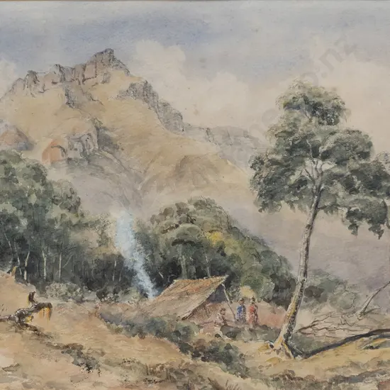 Capt Richard Aldworth Oliver (1811 - 1889) - Near Lyttletton