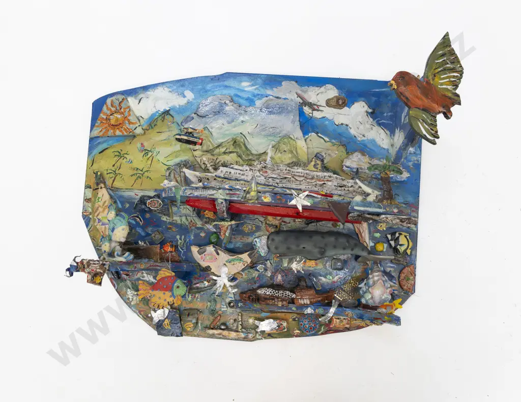 Robert Rapson Hanging Mixed Media Artwork Image 1++