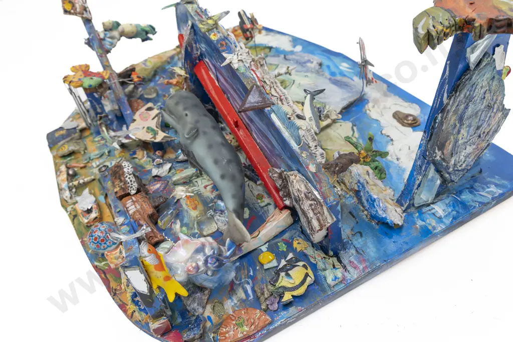 Robert Rapson Hanging Mixed Media Artwork Image 1++