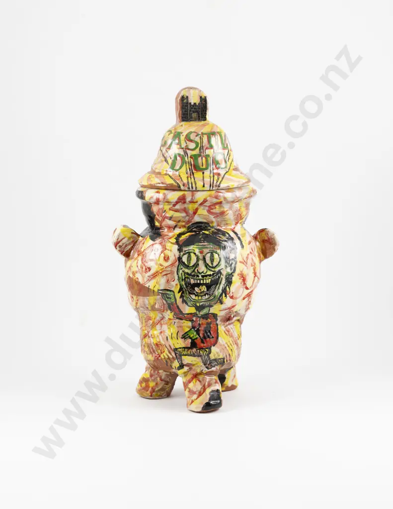 Andy Kingston 'Thriller Night!' Lidded Pot Image 1++