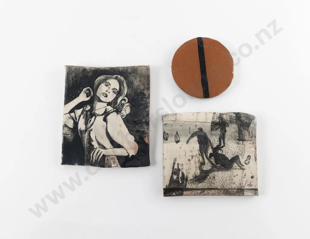 Three Scott McFarlane Hanging Tiles Image 1++