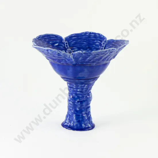 Christine Boswijk Blue Bowl on Stand