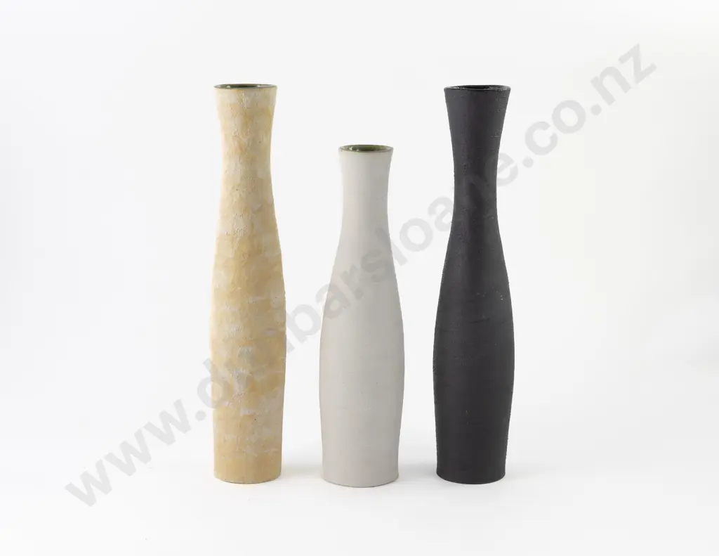 Three Katherine Smyth Bottle Vases Image 1++