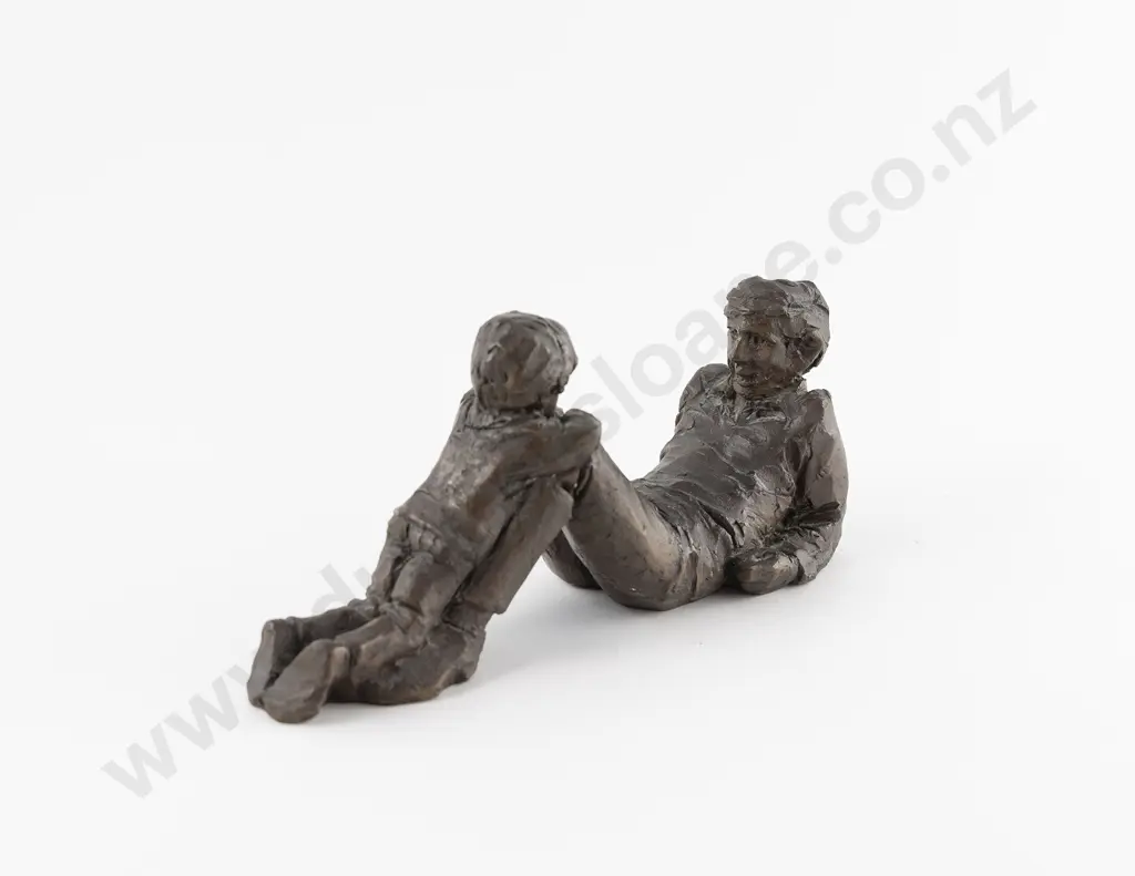 Ken Kendall Figure of a Man and Child Image 1++