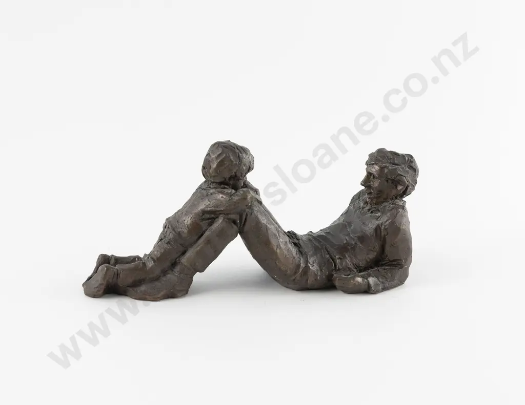 Ken Kendall Figure of a Man and Child Image 1++