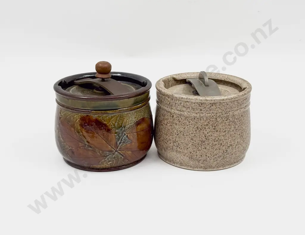 Two Doulton Stoneware Tobacco Jars Image 1++