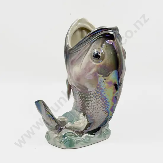 Large Wembley Ware Fish Vase