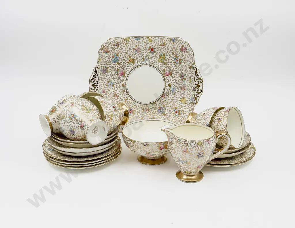 Fancy China Part Teaset Image 1++