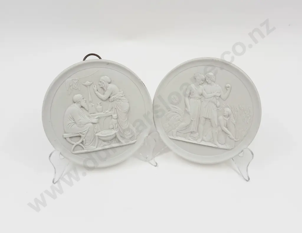 Two Royal Copenhagen Wall Plaques Image 1++