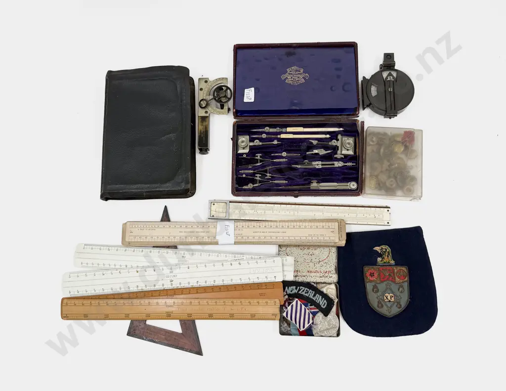 Navigation Ephemera from Estate of Noted NZ WWII Pilot Alan Peart Image 1++