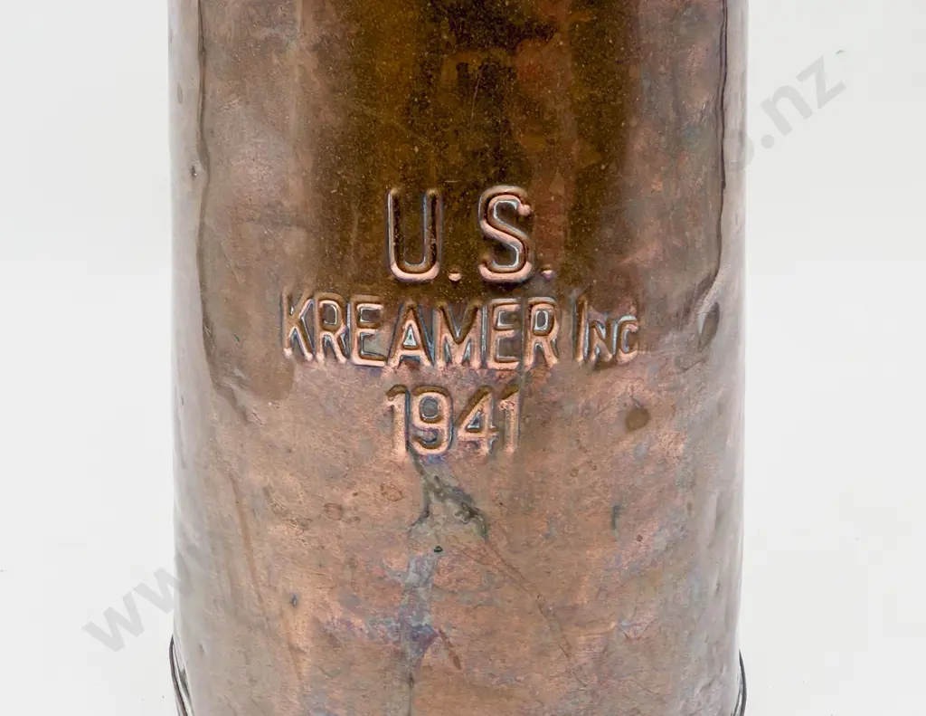 Vintage US Copper Jug c1941 Image 1++