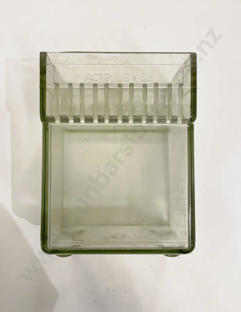 Vintage Glass Battery Acid Container Image 1++