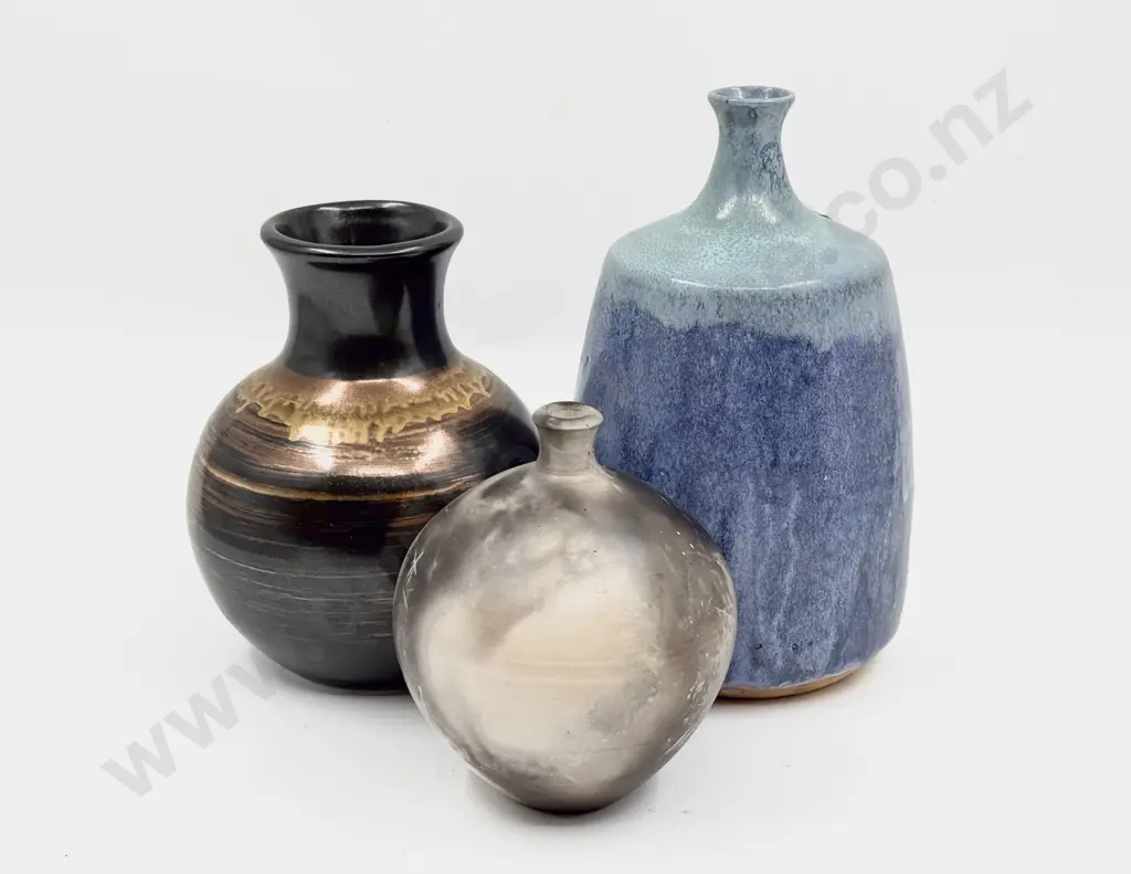 Three Assorted Pottery Vases Image 1++