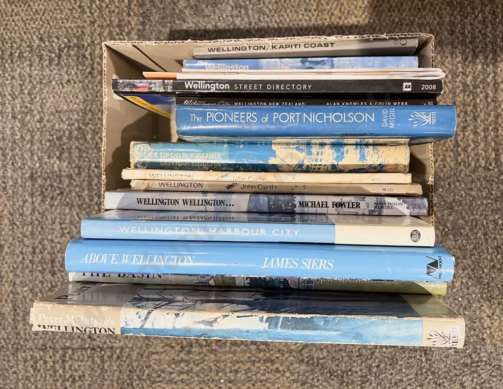 Box of Assorted Wellington Reference Books Image 1++