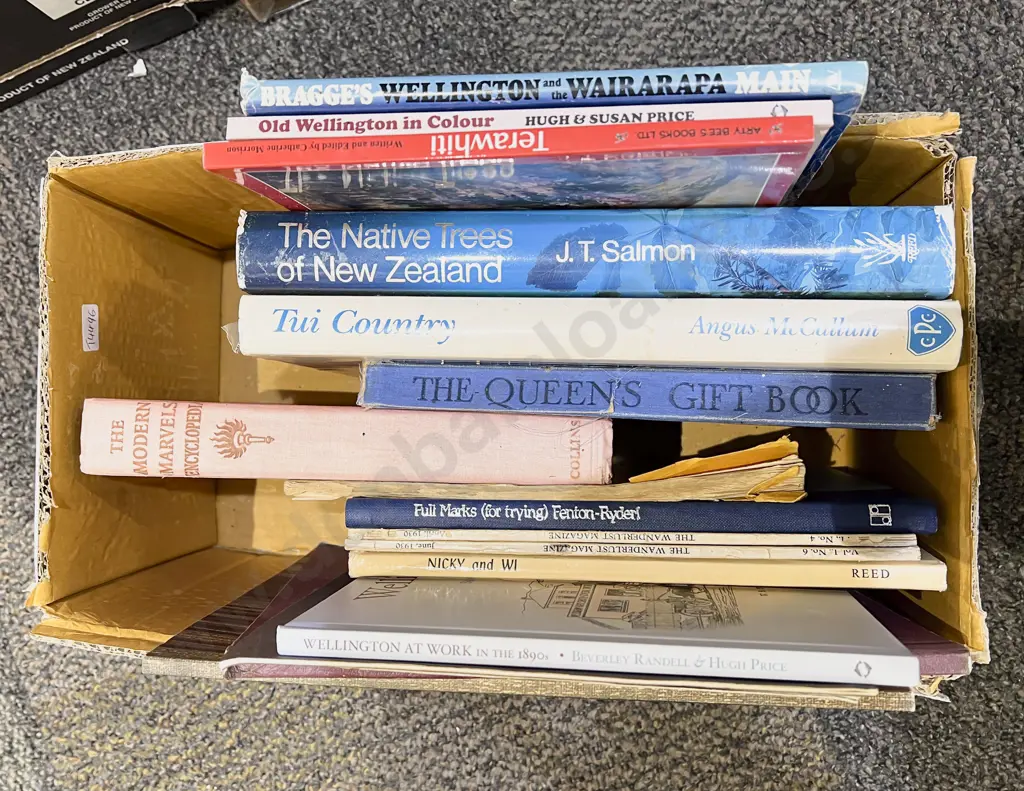 Box of Assorted Books Image 1++