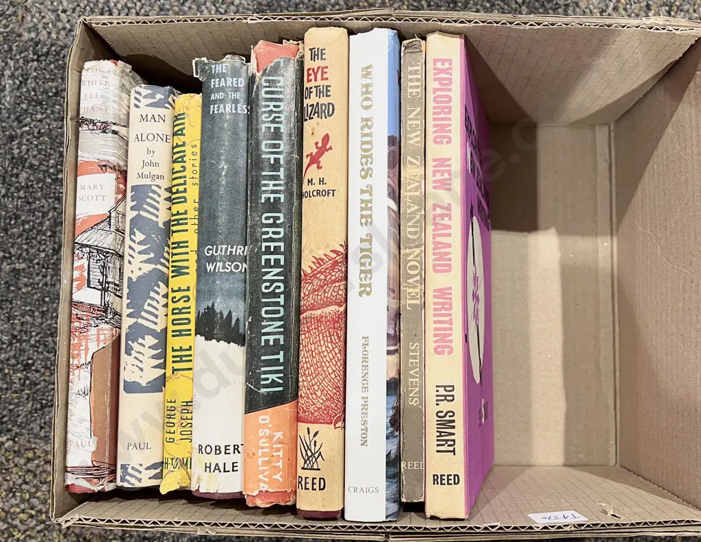Box of Assorted Books Image 1++
