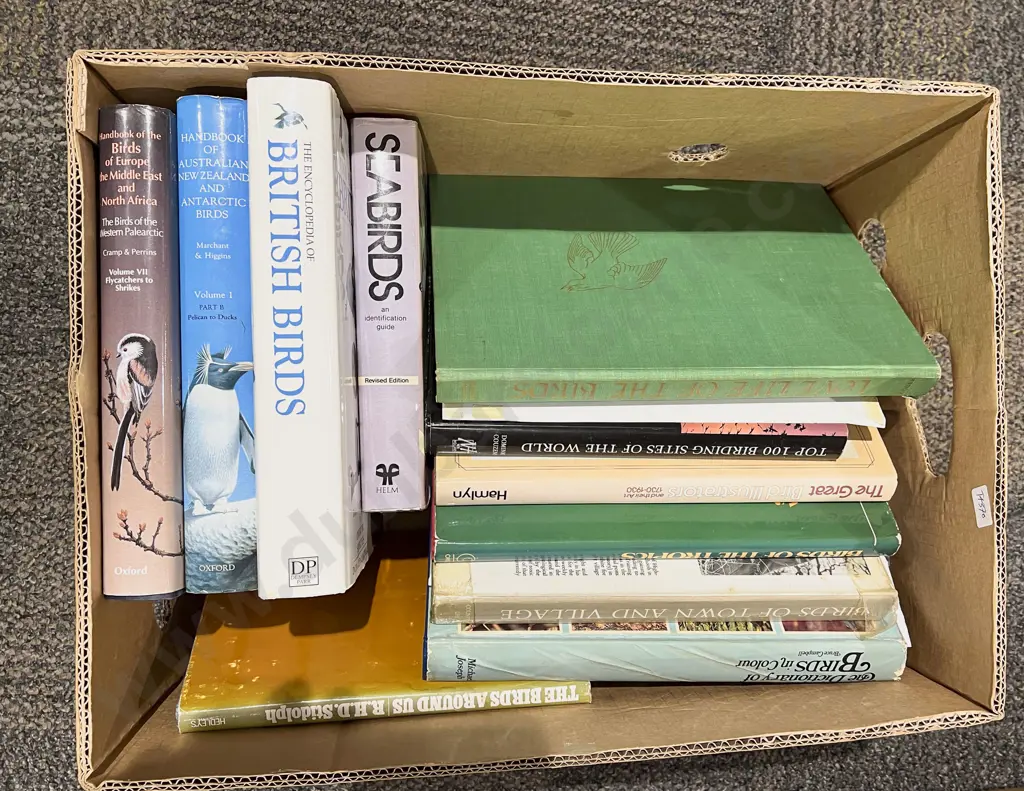 Box of Assorted Ornithological Books Image 1++