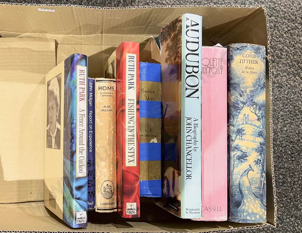 Box of Assorted Books Image 1++