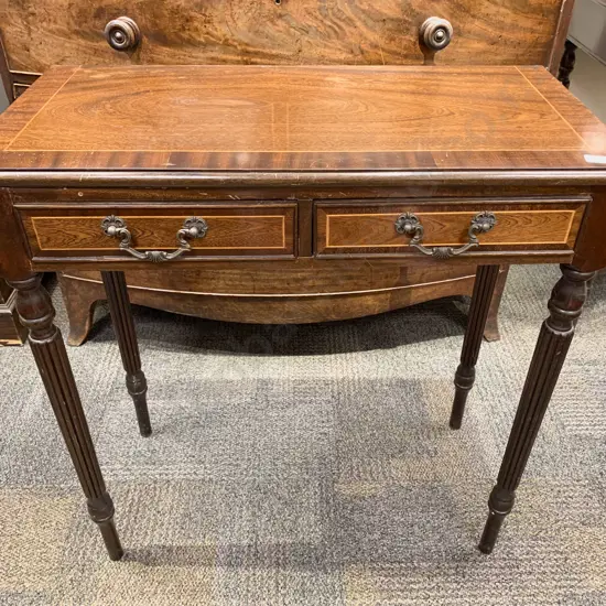 Repro Two Drawer Hall Table