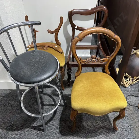 Balloon Back Dining Chair and Three others (AF)