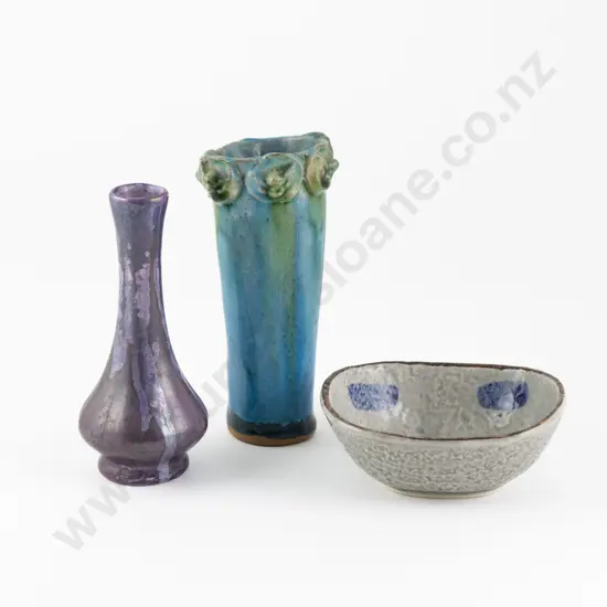 Weka Pottery Vase & Two Others