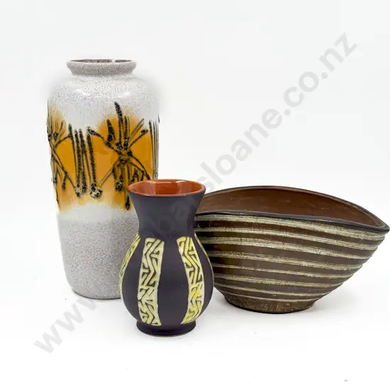 Three German Mid Century Ceramics