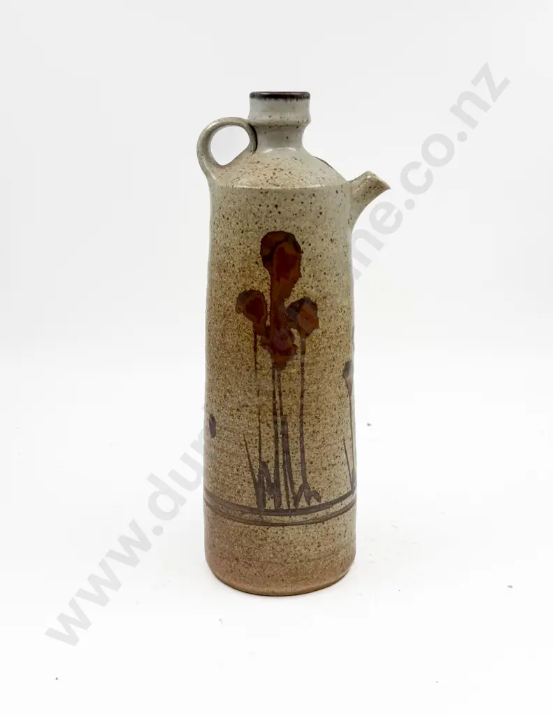 NZ Pottery Elongated Flagon Image 1++