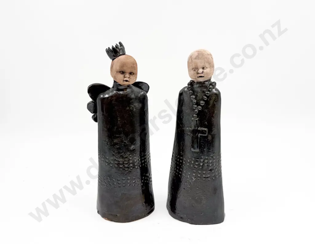 Two Glazed Ceramic Figures Image 1++