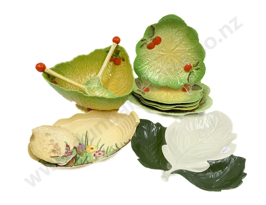 Small Group of Mixed Carlton Ware incl Salad Bowl & Servers Image 1++