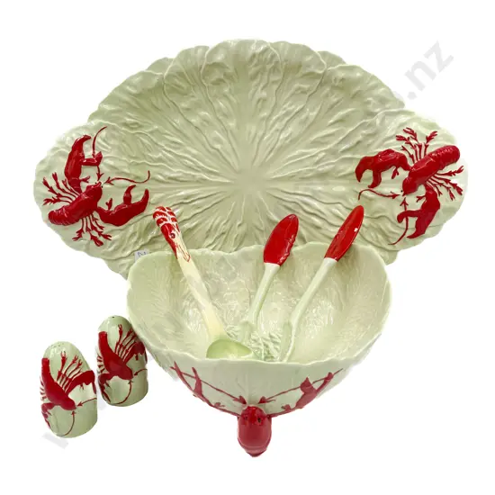 Small Group of Carlton Ware Lobster Pattern China