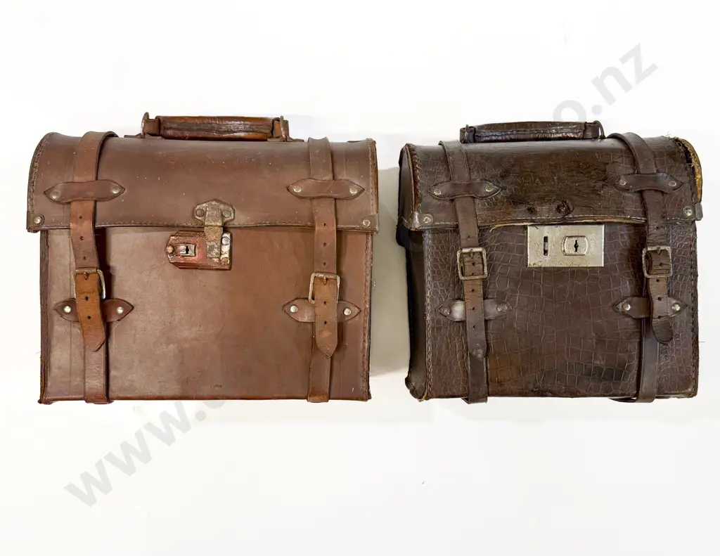Two Sets of Lawn Bowls & Cases Image 1++