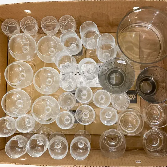 Box of Glassware