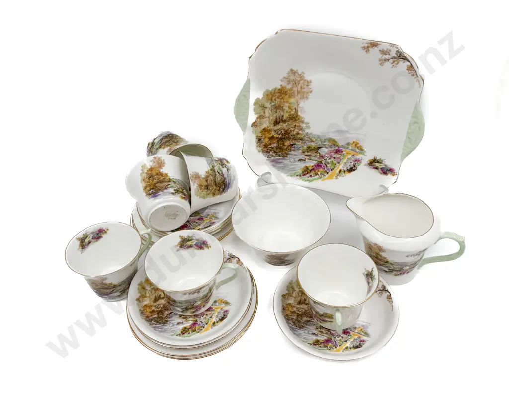 Shelley Landscape Pattern Teaset Image 1++