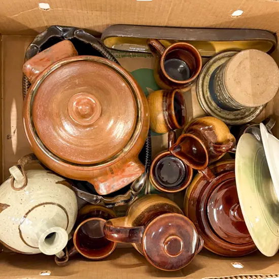 Box of Mixed Pottery