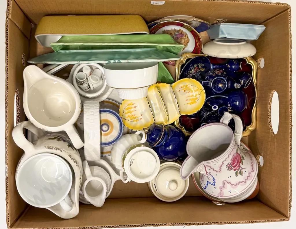 Box of Assorted China Image 1++
