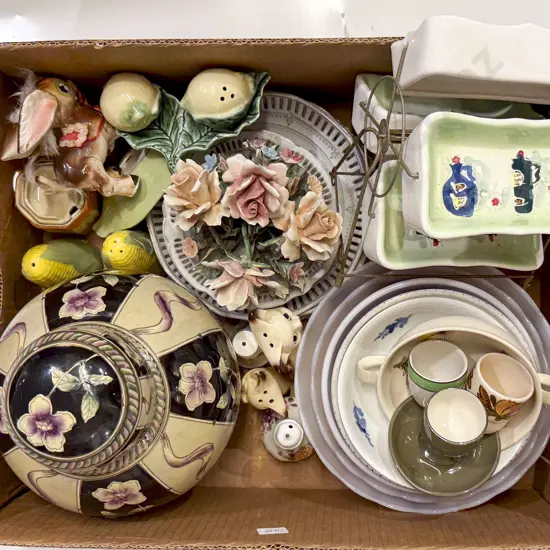 Box of Assorted China