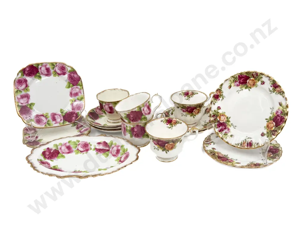 Small Group of Country Roses Tea China Image 1++