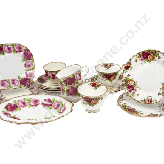 Small Group of Country Roses Tea China