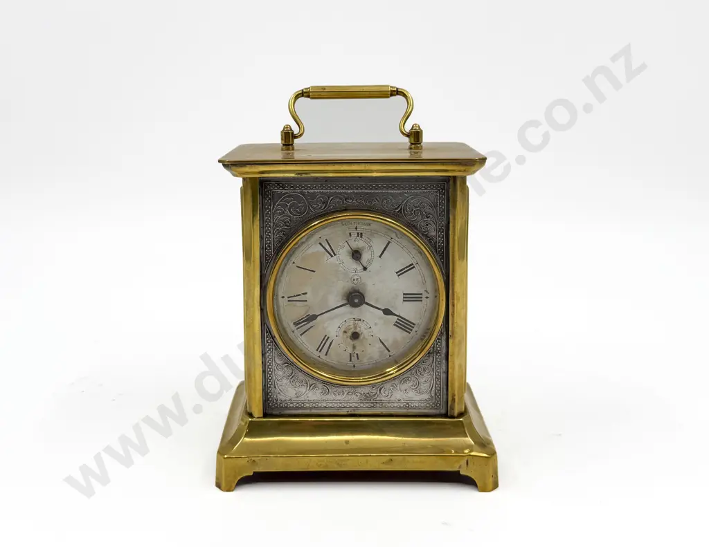 Brass Carriage Clock (af) Image 1++
