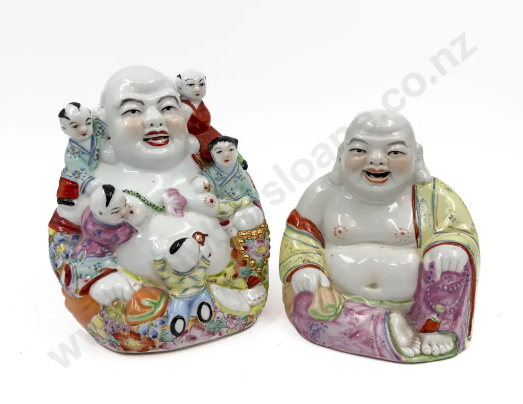Two Small Modern Buddha Figures Image 1++