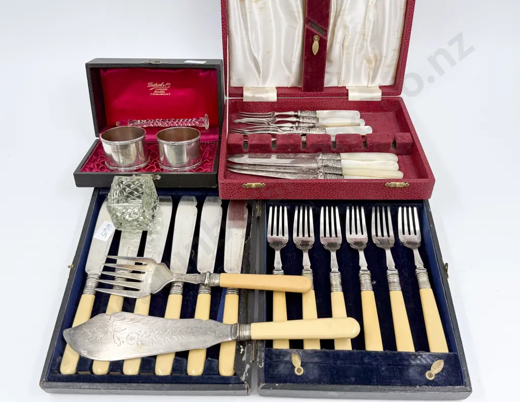Boxed Cutlery Napkins Rings etc Image 1++