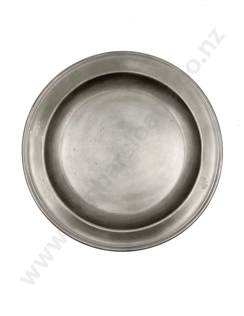Pewter Charger Crystal Vase Dishes & Tray Image 1++