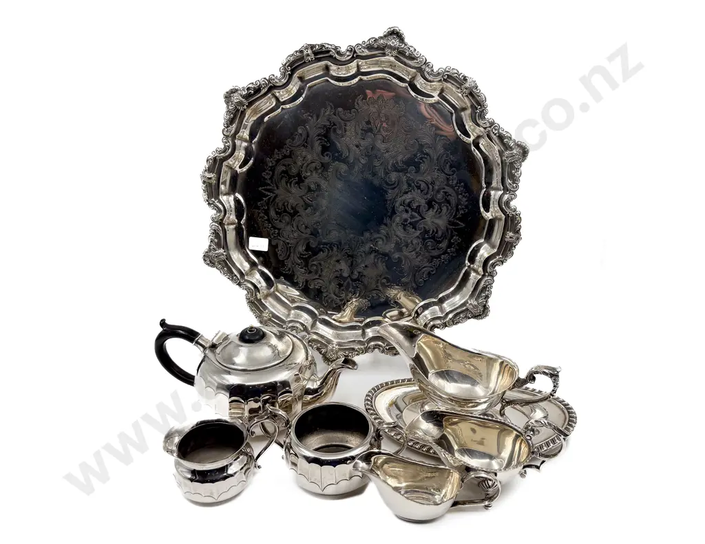 S/P Teaset & Other S/P Tray Image 1++