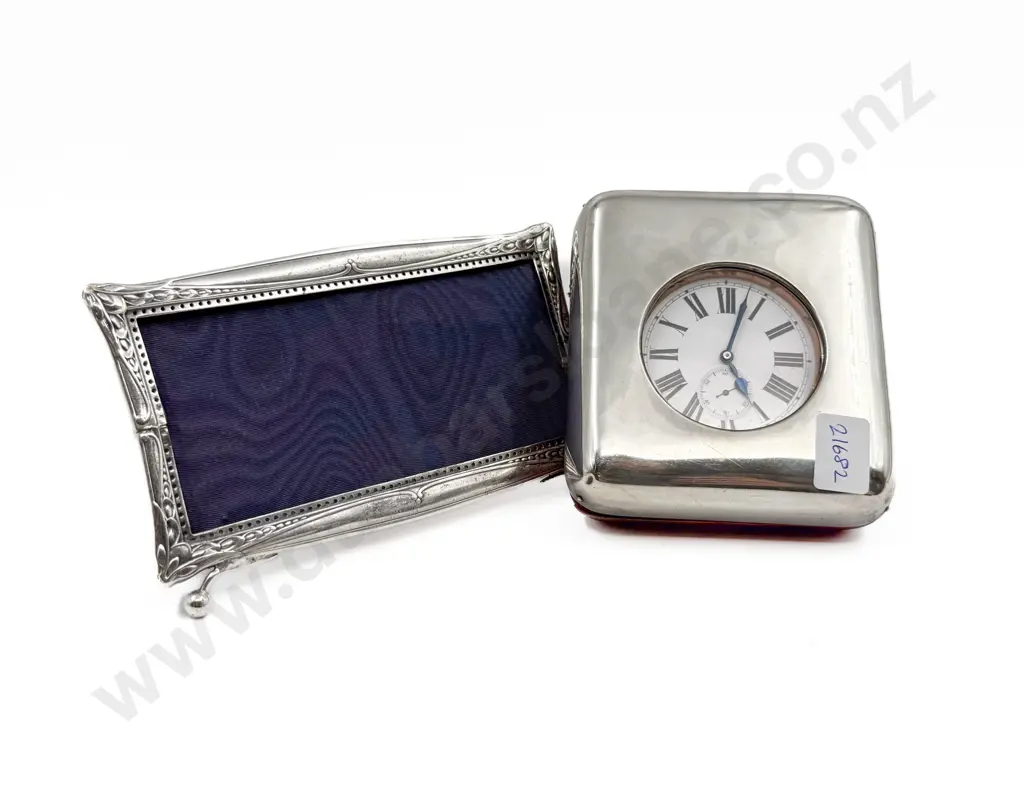 Pocket Watch in S/S Case & S/S Photo Frame Image 1++