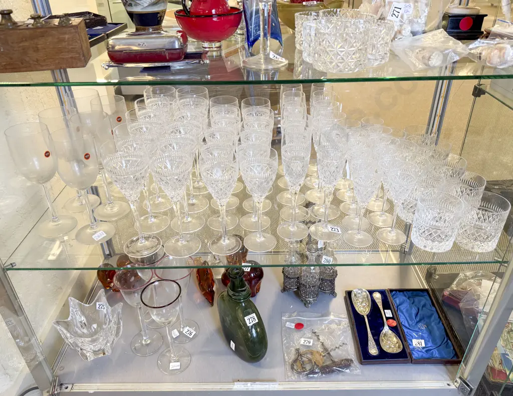 Suite of DaVinci Crystal Tumblers & Stemmed Ware Image 1++