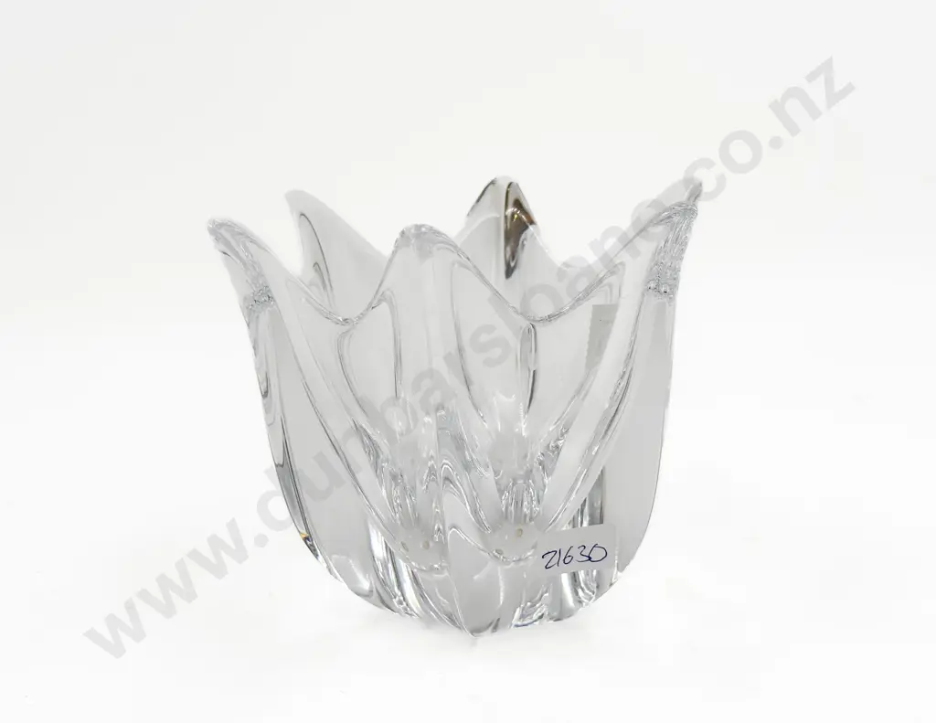 Orrefors Signed Glass Bowl Image 1++