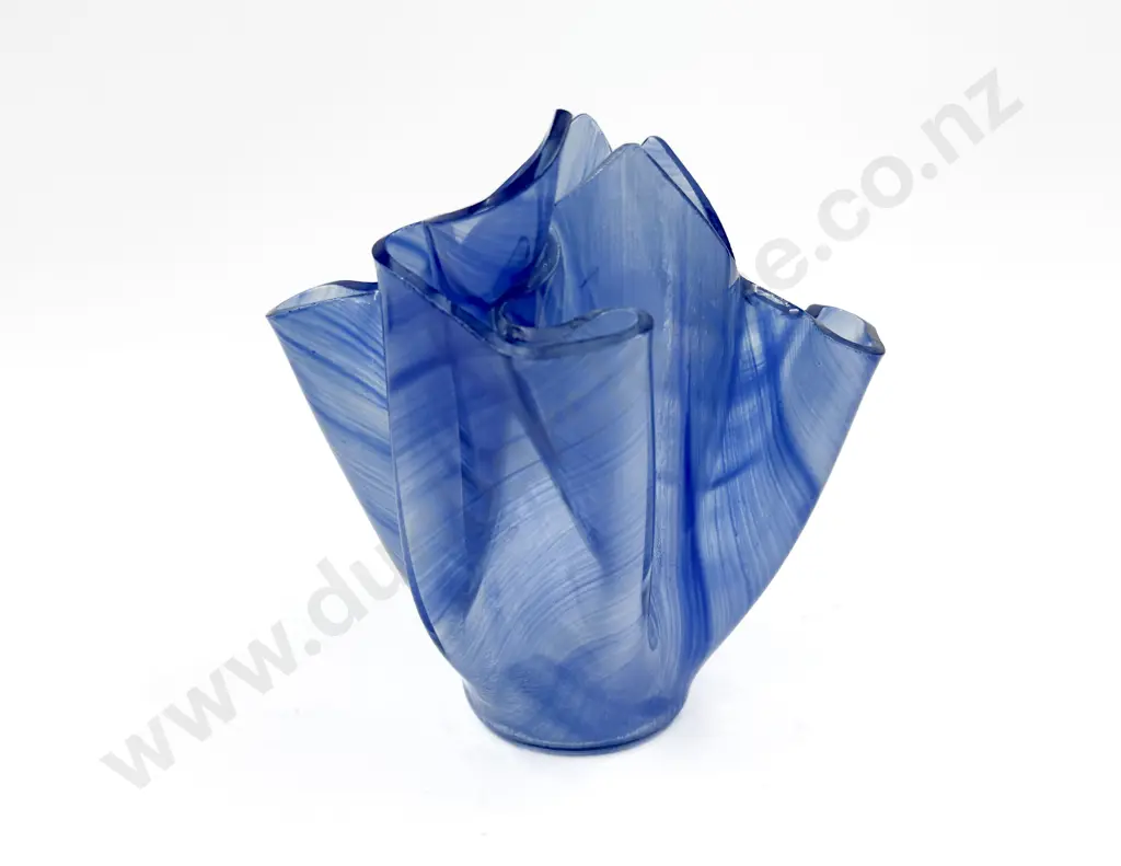 Signed Art Glass Vase (A/F) Image 1++
