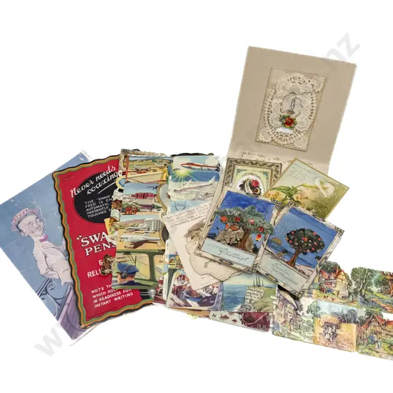 Assorted Vintage Scraps & Cards
