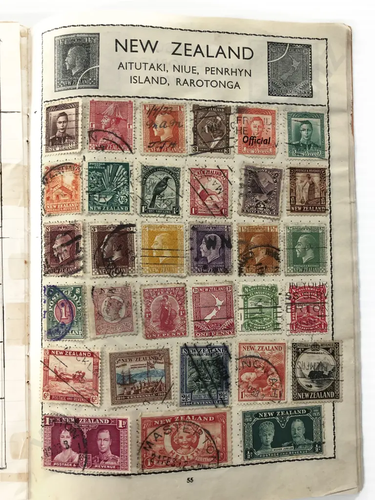 Three Vintage World Stamp Albums Image 1++